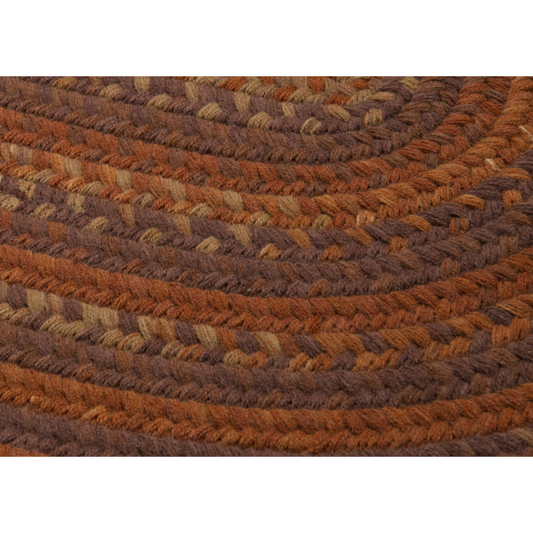 Colonial Mills Rustica HandBraided Wool Audubon Russet Area Rug